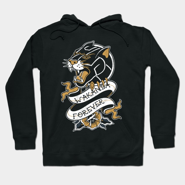 Wakanda Forever - Tattoo Design Hoodie by Nemons